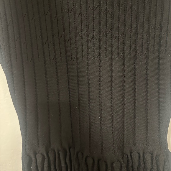 John + Jenn black textured bodycon sweater dress - Picture 5 of 10